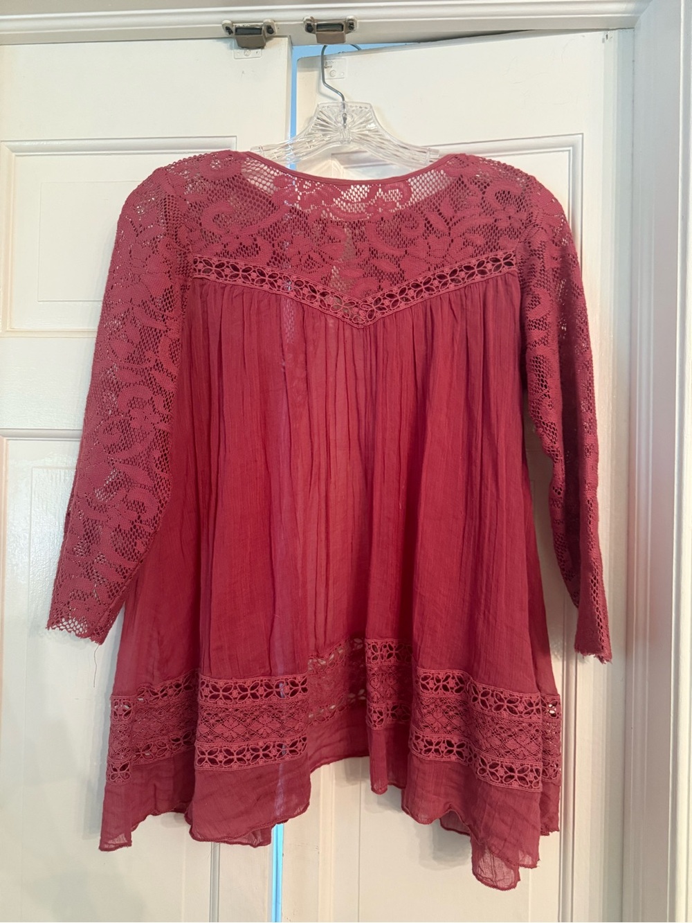 Free People Women's Red Top